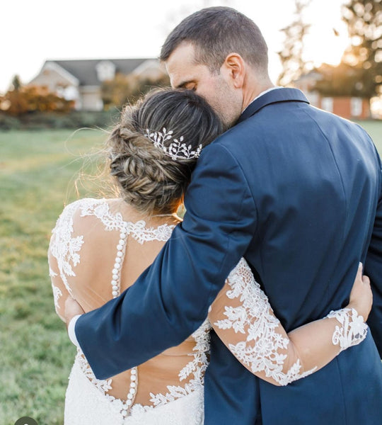 Austrian crystal hairpiece