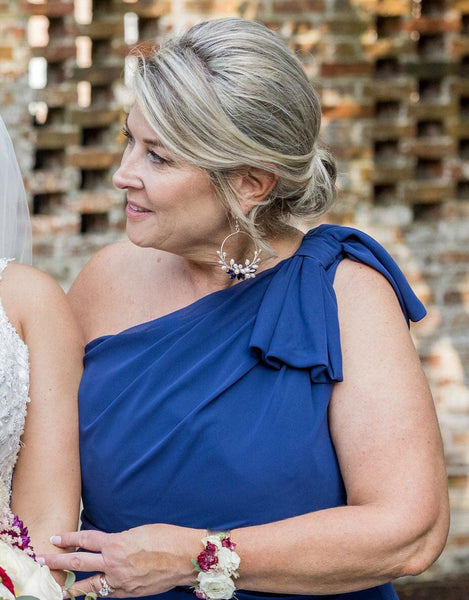 Malorie pearl crystal earring