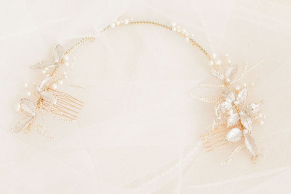 Bridget pearl hairpiece