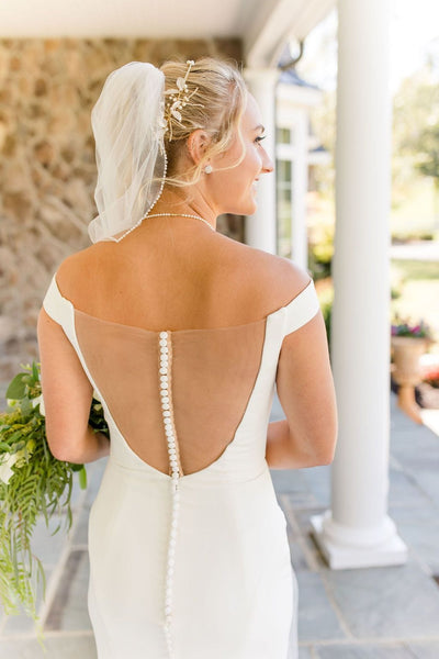 Bridget pearl hairpiece