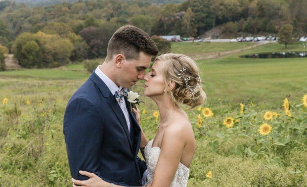 Jessica crystal hair vine