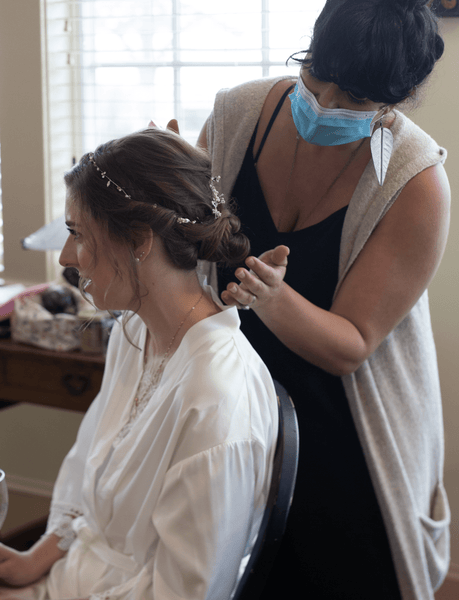 Julia halo & hair comb