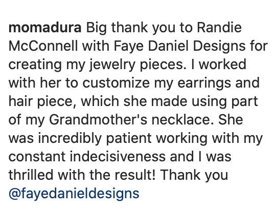 Meghan crystal earring