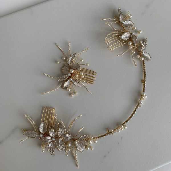 Bridget pearl hairpiece