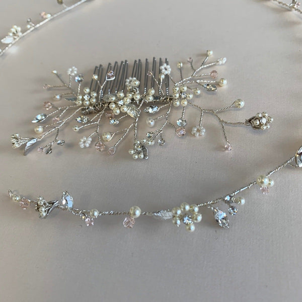 Julia halo & hair comb