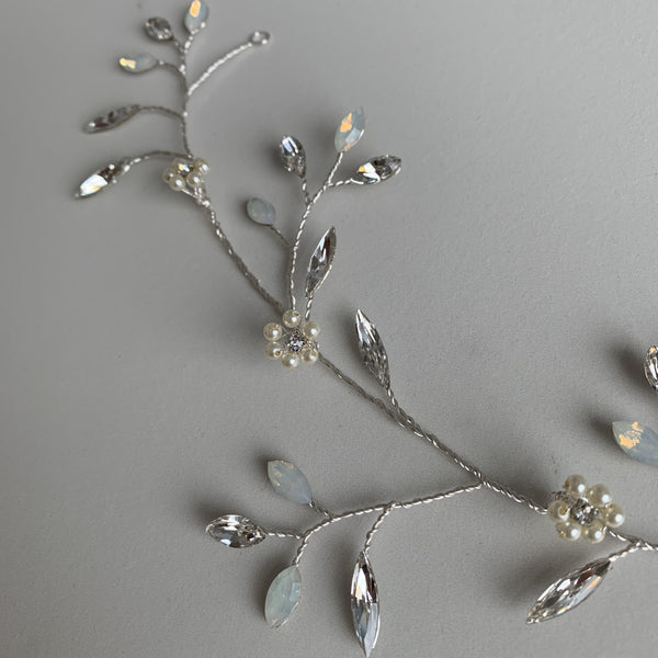 Jessica crystal hair vine