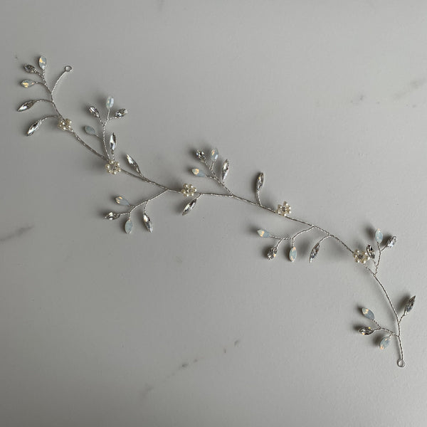 Jessica crystal hair vine