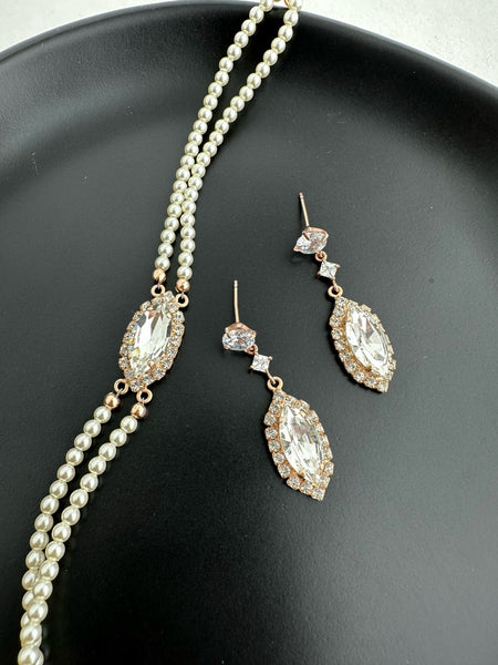 Olivia crystal earrings